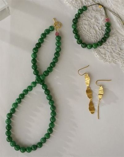 Stine A - Cherrie Bon Bon Armbånd - Happy Green 